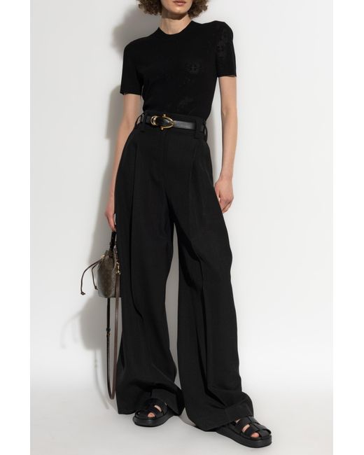 Tory Burch Black Top With Perforation