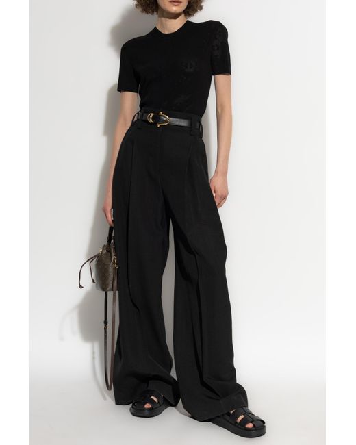 Tory Burch Black Top With Perforation