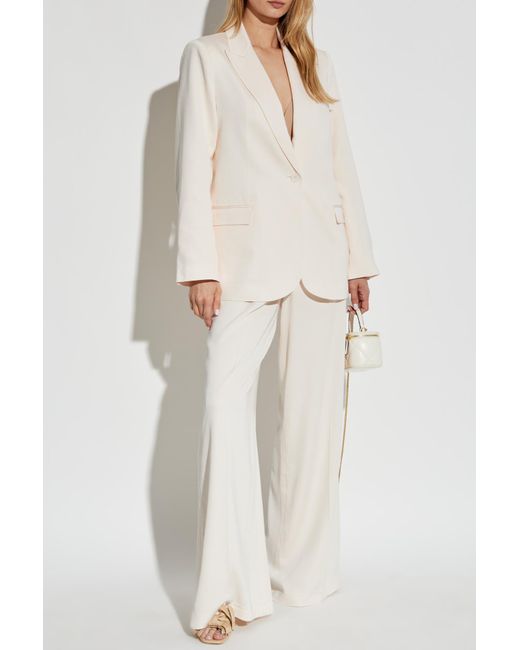 IRO White Creased Trousers 'Saby'