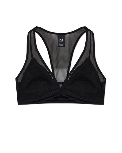 P.E Nation Black "All Out" Training Bra