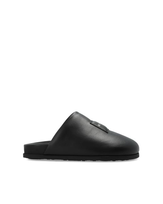 Givenchy Black Leather Shoes With Logo