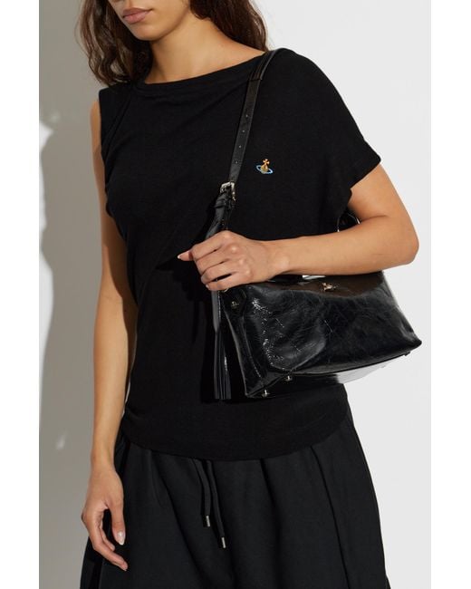 Vivienne Westwood Black Emma Bag