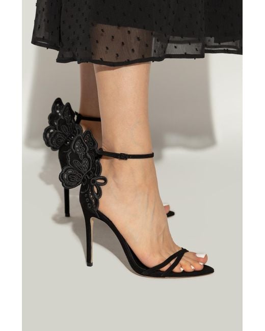 サンダル・ミュール SOPHIA WEBSTER Women Sandals 420819 SSS25010 Black Sophia Webster 120mm Havanna Sandals | Black | FARFETCH