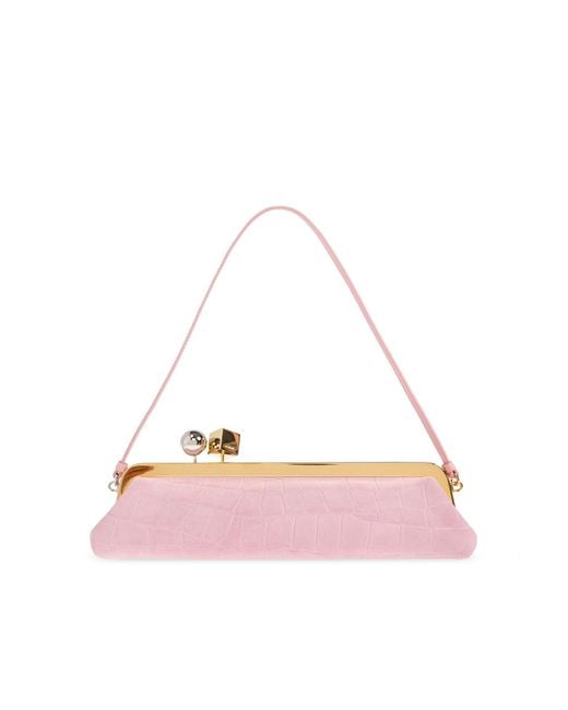 Jacquemus Pink Clutch "Salon"