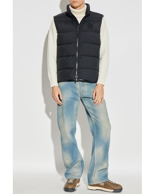 Canada Goose Blue "Crofton" Down Vest for men