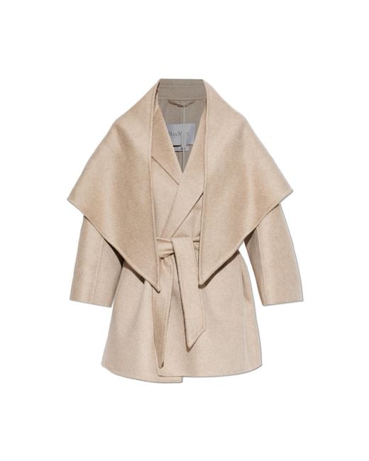 Max Mara Natural 'Detto' Coat