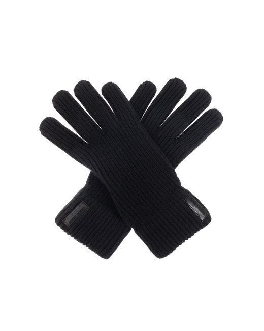 Giorgio Armani Black Cashmere Gloves for men