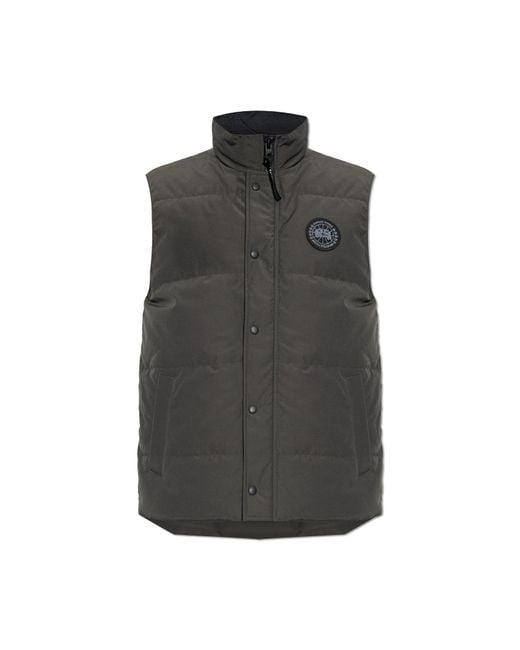 Canada Goose Black "Garson" Down Vest for men