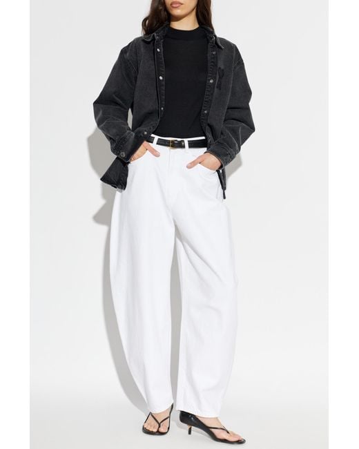 AMI Black Wool Sweater With Embroidered Logo