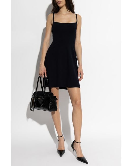 DSquared² Black Off-Shoulder Dress