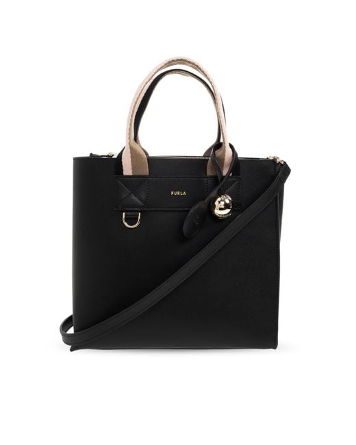 Furla Black Handbag "Divide Small"