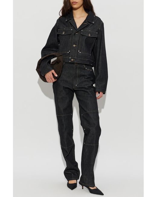 Lemaire Black Denim Jacket