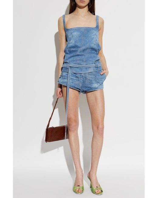 DIESEL Blue Denim Top 'De-Sayra-Fsi2'