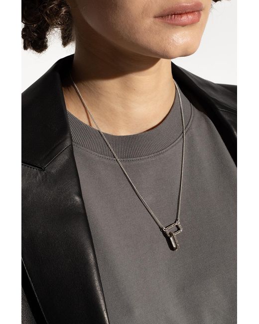 AllSaints White 'Dara' Brass Necklace