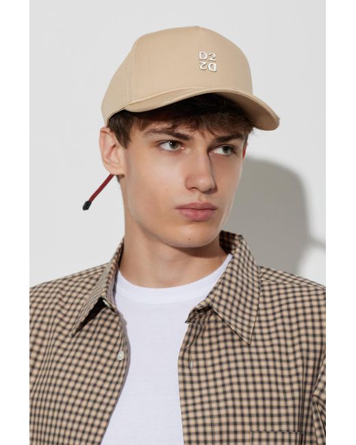 DSquared² Natural Cap With Visor for men