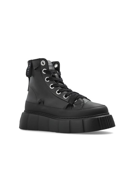 Inuikii Black Shoes "Leather Matilda"