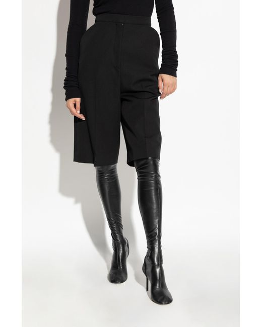 Givenchy Black Wool Shorts