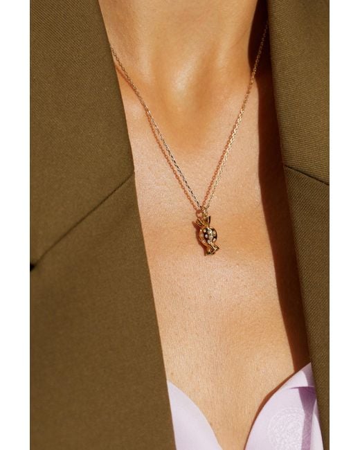 Kate Spade Metallic Necklace With Pendant