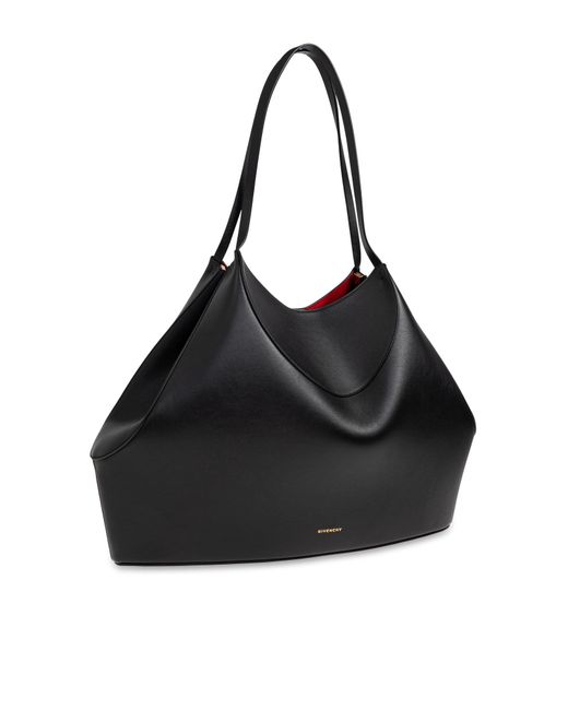 Givenchy Black 'Facet Medium' Shopper Bag