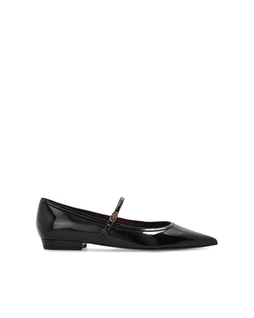 Tory Burch Black Leather Shoes Mary Jane
