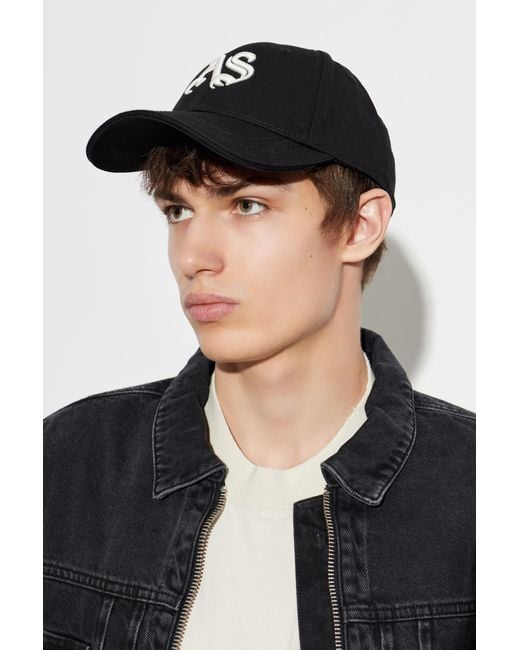 AllSaints Black Baseball Cap