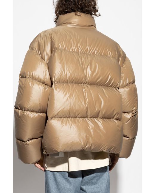 Jil Sander Natural Down Jacket With Hood for men
