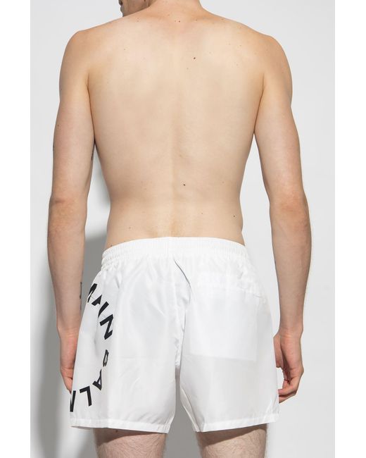 Balmain Swim Shorts in White Lyst