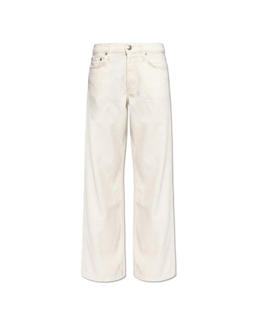 Rag & Bone Natural Straight-Leg Jeans