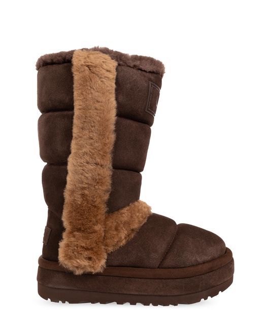 UGG 'classic Chillapeak' Snow Boots in Brown | Lyst