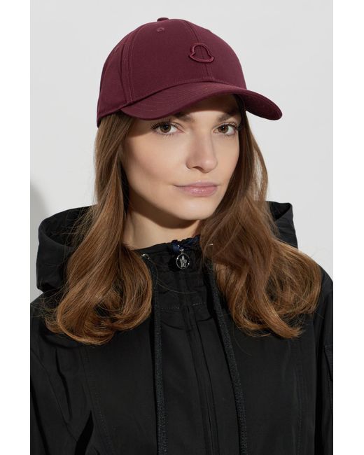Moncler Red Baseball Cap