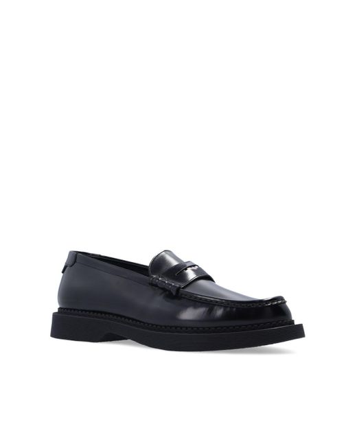 Saint Laurent 'teddy Penny' Loafers in Black for Men | Lyst