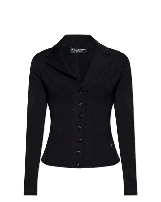 Dolce & Gabbana Black Wool Jacket