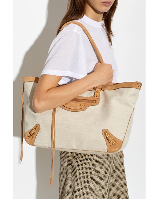 Balenciaga Natural Bag 'Le City Beach Medium'