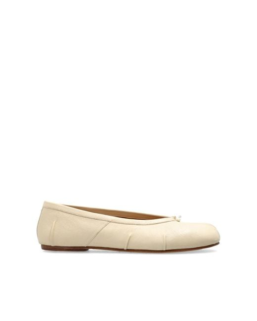 Maison Margiela Natural Leather Ballerinas