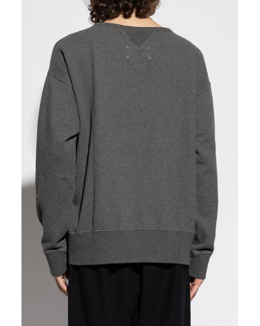 Maison Margiela Black Cotton Sweatpants for men