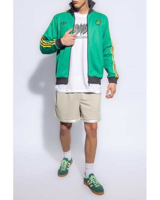 Adidas Originals Green Sweatshirt With Logo, for men