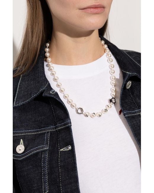 Marni White Pearl Necklace
