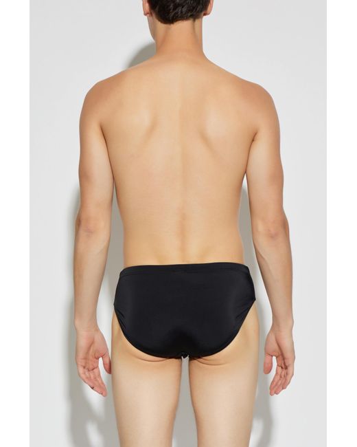 EA7 Black Swim Briefs for men