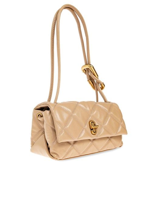 Marc Jacobs Natural Shoulder Bag 'The Quilted Mini Dual'