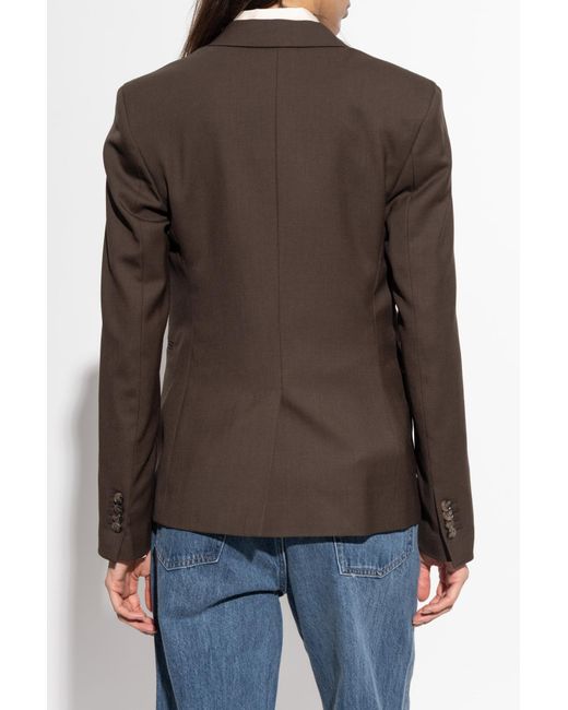 Paul Smith Brown Single-Vent Blazer