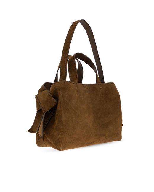 Acne Brown Suede Shopper Bag