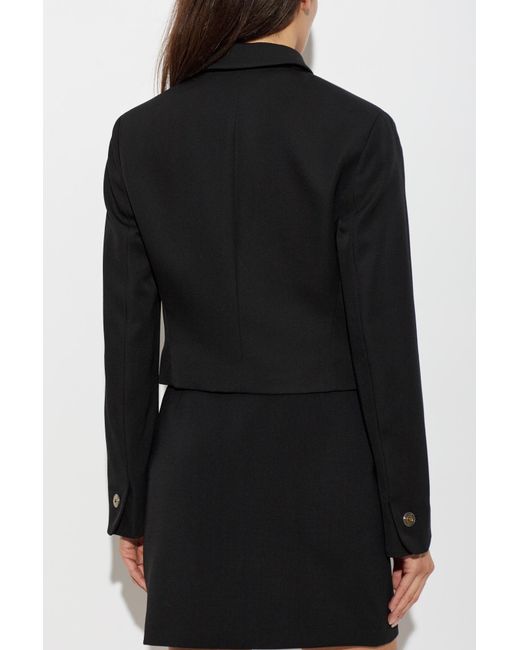 Versace Black Wool Blazer