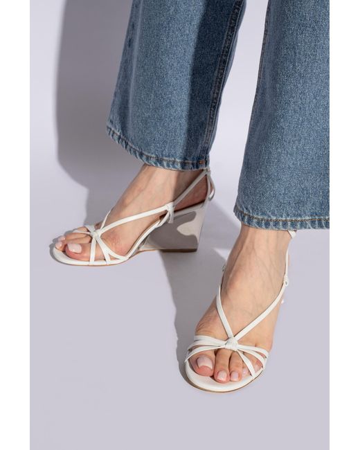 Chloé Blue 'Rebecca' Wedge Sandals