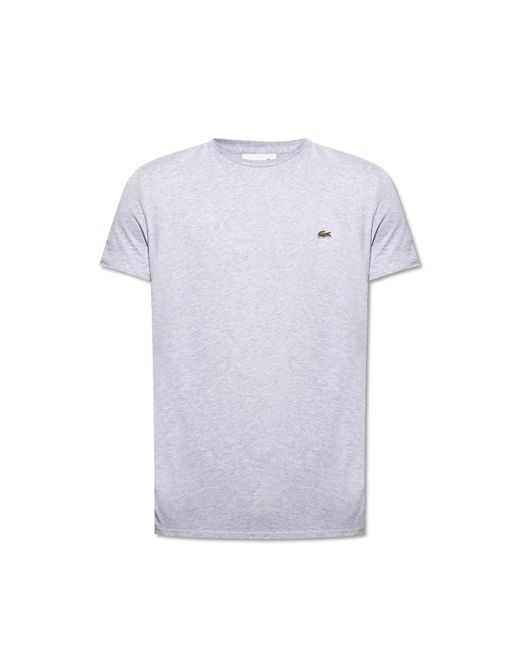 Lacoste Black T-Shirt With Logo for men