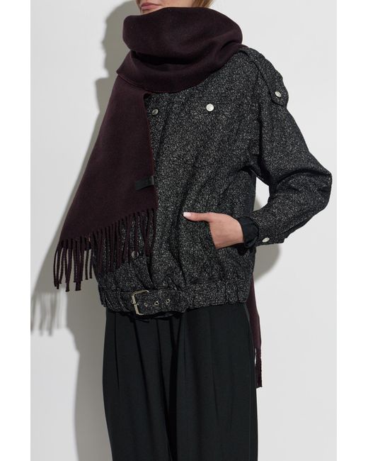 IRO Black 'Tender' Scarf