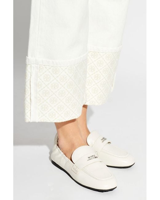 Marc Jacobs White 'Jude' Loafers