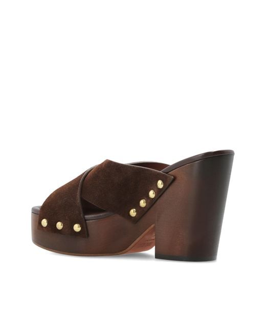Paris Texas Brown Platform Sandals 'Marisol'