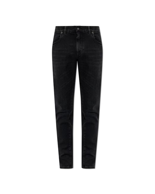 Dolce & Gabbana Black Slim Jeans for men