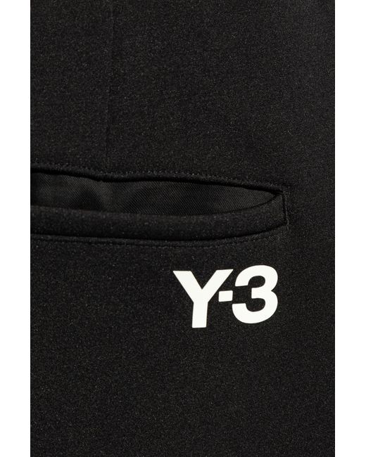 Y-3 Black Pants With Logo, ' for men
