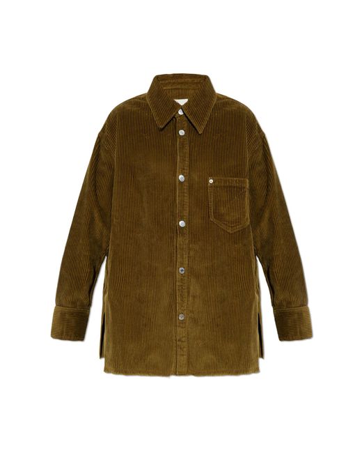 AMI Green Corduroy Shirt
